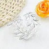 Acessórios para Joias DIY Estilo Antigo Zhongxing Pingente de Folha Argola para Guardanapo Fivela de Guardanapo Borla Argola para Guardanapo Xiuhe Círculo de Guardanapo