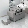 Fabricante de Cama de Shampoo para Barbearia Venda Direta Cama de Lavar Semi-Reclinável Celebridade da Internet Cama de Cabeleireiro Simples de Alta Qualidade Especial Novo