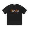 Moda nacional nueva moda estampado manga corta casual holgado transpirable todo partido top deportes universitarios cuello redondo camiseta de algodón