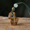 Sandalia Barbie Sándalo Zodiaco Llavero Colgante Sándalo Verde Lindo Sanación Zodiaco DIY Colgante para Teléfono