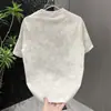 Estilo Novo de Verão Simples e Fashionável Tops Camiseta de Alta Qualidade para Homens, Camisa Básica Versátil Tie-Dye da Moda de Meia-Manga