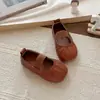 Zapatos de Cuero para Niñas 2026 Primavera y Otoño Nuevos Zapatos Infantiles Zapatos de Princesa para Niñas Pequeñas Mocasines de Suela Suave Zapatos Casuales para Bebé Modernos