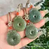 Colgante de Jade Natural Hetian de Xinjiang de Paz y Seguridad para Hombres y Mujeres, Colgante de Jade de Buda Guanyin, Venta al por Mayor en Transmisión en Vivo en Stock