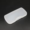 Venta directa gafas de sol polarizadas con clip caja de compresión de plástico caja para gafas de PVC caja blanca esmerilada para gafas venta al por mayor