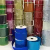 Cinta de Webbing Rosa Completa para Navidad al por Mayor Transfronteriza Borde Tejido Borde Prensado Alambre de Satén Lazo Decoración Festiva