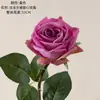 Flores Artificiales de Rosa Realistas con un Toque Dulce, Fabricante Transfronterizo de Flores Artificiales, Flores Falsas y Plantas Verdes al por Mayor, Manualidades para Decoración de Bodas, Estilo Ins