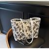Bolso Nicho Transfronterizo Bolso de Axila para Trabajo y Desplazamiento para Mujer 2025 Nuevo Bolso Tote de Lona Estampada Bolso de Hombro a la Moda