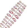 Outono Inverno Novo Estilo Gradiente Borrado Unhas Portáteis Estilo INS Europeu Americano Olho de Gato Unhas Portáteis Sensação de Alto Padrão Pontas de Unhas Portáteis