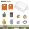 Herramienta de costura de cobre de venta caliente transfronteriza dedal de dedo dedal para punto de cruz dispositivo dedal de cobre retro engrosado juego de dedales