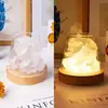 Luz de Noche de Piedra Cruda de Cristal, Piedra Difusora sin Llama, Luz de Noche de Piedra de Aromaterapia, Adorno de Fragancia para Dormitorio del Hogar, Decoración de Atmósfera