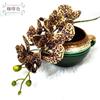 Flor Artificial Nuevo Tacto de Mano Siete Orquídeas Pequeñas Phalaenopsis Flor Falsa Boda Paisajismo Hogar Vestido Suave Fotografía Jardinería Decoración