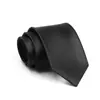 Corbata de Hombre de Negocios 8cm Corbata con Cremallera Negra Formal Rojo Vino Novio Boda Perezosa No Necesita Atarse Fácil de Tirar