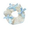 Lindo Scrunchie Floral con Lazo Estilo Coreano de Encaje Versátil para Cola de Caballo Liga para el Cabello Temperamental Femenino Accesorios para el Cabello