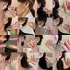 Versão coreana estilo TikTok de brincos de pérola populares para mulheres, luxo leve com sensação de alta qualidade, brincos versáteis de nicho, acessórios de orelha elegantes e modernos