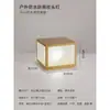 Luminária de Cabeça de Coluna, Lâmpada Impermeável para Pilar de Porta Externa, Lâmpada de Paisagem para Pátio de Villa, Lâmpada de Pilar de Cerca, Lâmpada de Paisagem para Portão Estilo Chinês