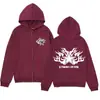 Sudadera con cremallera y estampado de estrellas, sudadera casual holgada, chaqueta tipo cárdigan para hombre