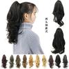 Pelucas de Estilo Europeo y Americano para Mujeres con Cabello Largo y Rizado, Pinza de Garra para Cola de Caballo, Realistas, en Stock, Artículo Popular de Venta Transfronteriza