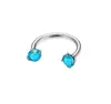 Anillo Súper Brillante de Herradura Labio Uña F136 Aleación de Titanio Joyería de Perforación Nicho Gama Alta Uña del Hélix Óseo Punto Venta al por Mayor