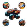 Decoración de Fiesta del Día del Niño Hot Wheels Tridimensional Globo de Película de Aluminio Decoración de Fiesta Globo con Diseño de Coche de Dibujos Animados