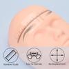 Calcomanías desechables de PVC a escala para cejas anchas y delgadas, herramienta auxiliar para el diseño de cejas, regla de posicionamiento para tatuaje de cejas 10