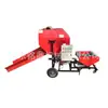 Empacadora y Envolvedora Automática de Paja, Empacadora de Almacenamiento Verde, Empacadora Todo en Uno para Envolver y Triturar Pacas Redondas Húmedas y Secas