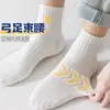 Calcetines para Hombre Zhuji Primavera y Verano de 168 Agujas Color Sólido Caña Corta Deporte Talón Etiqueta de Tela Calcetines Calcetines de Caña Corta Transpirables Absorbentes de Sudor para Hombre