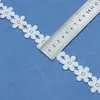 Punto nuevo encaje soluble en agua seda de leche bordado flor encaje encaje código de barras pequeño ropa de niños accesorios de boda accesorios