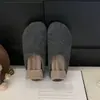 Zapatos Birkenstock de lana esponjosa más terciopelo para mujer, suela gruesa, zapatillas de media caña, otoño invierno 2026, zapatillas esponjosas para mujer, zapatillas cerradas para exteriores sin cordones