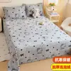 Sábana de Cama de Terciopelo de Leche de Invierno Más Terciopelo Manta de Coral Fleece Franela Pieza Única Funda de Edredón de Felpa Invierno Engrosado Cálido Antideslizante