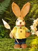 Paquete de Materiales Hechos a Mano para Niños Manualidades Familiares DIY Conejo de Paja Actividad Creativa para Jardín de Infancia Juguetes para Niñas