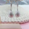 Brincos de Pérola Elegantes Simples Estilo Chinês Personalizado Elegante Leve Luxo Temperamento Joia de Orelha Moda Versátil High-End Gancho de Orelha