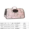 Bolsa de Transporte Transparente para Gatos, Gaiola Dobrável para Gatos para Uso Externo, Mochila Portátil para Pets, Bolsa de Mão Colorida Respirável Transversal para Gatos de até 6,5kg