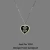 Ins Celebridad de Internet Collar Oso Amor Plata Corea Dongdaemun Oso Diversión Infantil Creativo Collar Amor Niña Suave