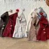 Chapéu e Cachecol Integrados para Crianças, Chapéu Cachecol de Inverno 2025, Nova Capa Elegante para Bebê Menina, Chapéu de Tricô
