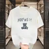 Camiseta de Verano para Hombre de Manga Corta Estampado Sencillo de Oso de Dibujos Animados Casual Versátil Cuello Redondo Top Juvenil Wish Amazon