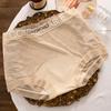 Caja de Regalo de Lujo Estilo Chino, Calzones de Encaje para Mujer, Refuerzo Antibacteriano Extra Largo 10A, Tallas Grandes, Estilo Francés Pura Pasión, Venta al por Mayor