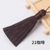 8cm borla abierta pequeña borla estilo antiguo bolsita incienso abanico colgante marcapáginas tocado ropa Hanfu borla al por mayor