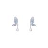 ¡Super destello de cristal! Pendientes de alas de mariposa de súper hada, diseño de nicho, pendientes de lujo ligeros de alta gama para mujer