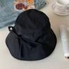 Sombrero de pescador con cordón de estilo japonés para mujer, de verano, fino, transpirable, ligero, con protección solar, para todo tipo de rostros, gorra pequeña a la moda.