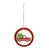 Decorações de Natal Bola Decorativa de Natal Pingente Pequeno para Árvore de Natal Bola Pendurada Enfeites Criativos Acessórios DIY Estilo Ins Enfeites Pendurados