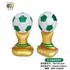 Balões Decorativos Temáticos da Copa do Mundo Balões de Folha de Alumínio de 60 polegadas em Formato de Troféu de Futebol da Copa Europeia para Decorações de Aniversário Infantil