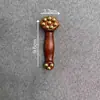 Sándalo Morado Sándalo Verde Cuerno Ruyi Cepillo de Masaje Masajeador Portátil para el Hogar para Despejar los Meridianos y Raspar la Cabeza y el Cuero Cabelludo