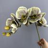 Flores Artificiais, Orquídeas Phalaenopsis de Algodão de Silicone, Orquídeas Grandes para Decoração Suave de Casa, Adereços de Fotografia para Cenas de Casamento, Flores Falsas