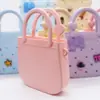 Venta Caliente Transfronteriza Bolsa de Silicona con Agujeros para Manualidades Caricatura Bolso de Playa para Niños Bolsa de Almacenamiento para Teléfono Móvil Venta Directa de Fábrica