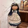 Boneca Espanhola de Batata Mia 24cm Boneca 30cm Menina Feita à Mão DIY Waldorf com Roupas Trocáveis