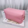 Venta Caliente Transfronteriza Bolsa Cuadrada Pequeña para Almacenamiento de Maquillaje Color Dopamina Simple Color Sólido Bolsa Octogonal Portátil Gran Capacidad Bolsa de Aseo