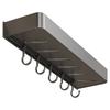 Gun Ash Cozinha Rack de armazenamento Punch-Free Condimento de parede multifuncional Faca Suporte Tábua de corte Dreno Armazenamento Tempero Rack