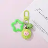 Llavero colgante de muñeca de fruta de dibujos animados estrella, accesorio de llavero de cuentas 3D lindo para DIY, regalo pequeño