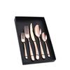 Produtos Mais Vendidos Talheres de Aço Inoxidável Conjunto de 4/5 Peças Estrela Diamante Quatro Peças Principais Caixa de Presente Conjunto de Faca, Garfo e Colher para Comida Ocidental