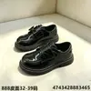 Zapatos infantiles negros de piel para ocasiones especiales en tallas 32-39, nuevos zapatos de estilo coreano con suela blanda y puntera cuadrada para niños y niñas para primavera y otoño